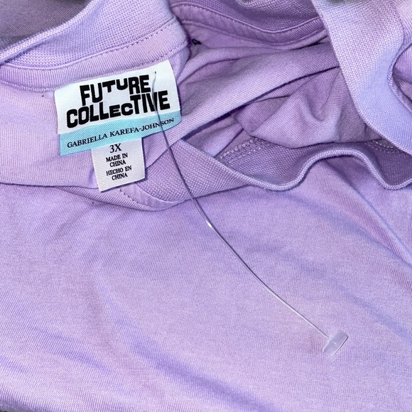 Future Collective Lavender Short Sleeve Bodysuit by Gabriella Karefa-Johnson - Picture 5 of 6